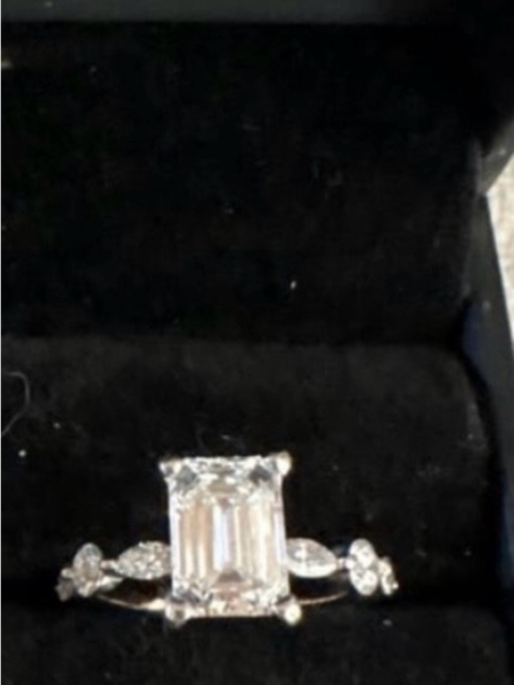 Pnina Tornai White gold natural diamond engagement ring